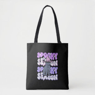 Funny Sprichwort Spooky Jahreszeit Halloween Cat L Tasche