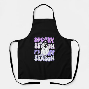 Funny Sprichwort Spooky Season Halloween Cat Ghost Schürze