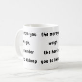Funny Sprichwort Tasse (Vorderseite Links)