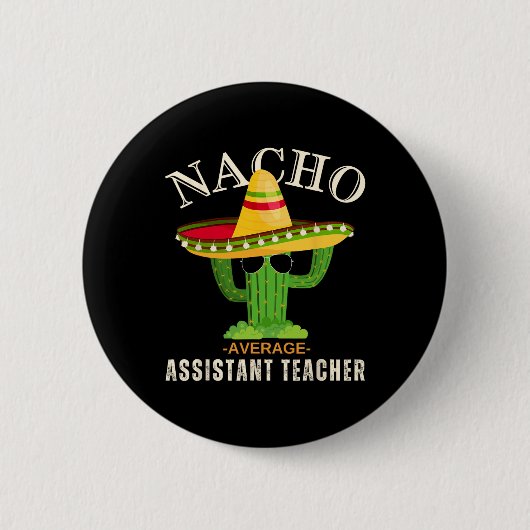 Funny Sprichwort Vintag Nacho Durchschnitt Istant Button (Vorderseite)
