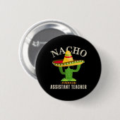 Funny Sprichwort Vintag Nacho Durchschnitt Istant Button (Vorne & Hinten)