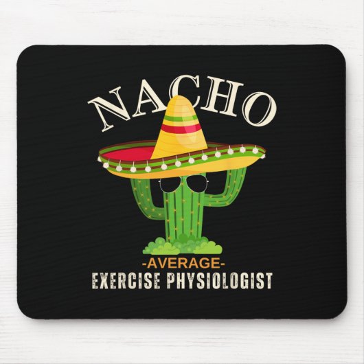 Funny Sprichwort Vintag Nacho Durchschnittliche Üb Mousepad (Vorne)