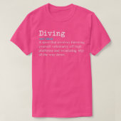 Funny Springboard Divers Divers Definition Geschen T-Shirt (Design vorne)