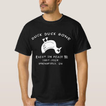 FUNNY SPRINGFIELD OHIO DUCK DUCK GONE T - SHIRT