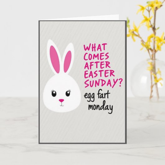 Funny Springtime Creature Card Karte (Gelbe Blume)