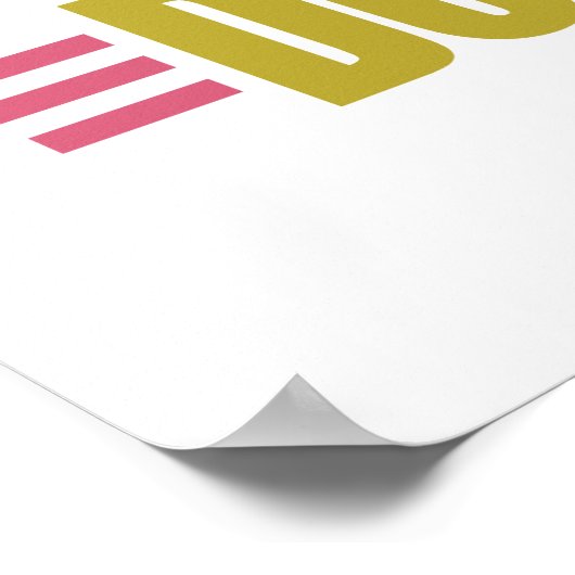 Funny Sprinkle Donut Lover Poster (Ecke)