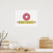 Funny Sprinkle Donut Lover Poster (Küche)