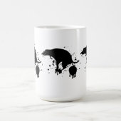 Funny Spritzer Kackend Hund Kaffeetasse (Mittel)