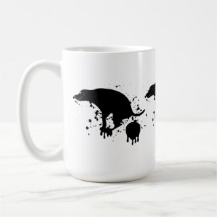 Funny Spritzer Kackend Hund Kaffeetasse