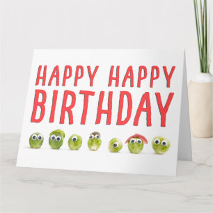 Funny Sprouts Geburtstag - Googly Mit Augen Gift S Karte