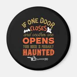 Funny Spuk House Inspiration Halloween Magnet