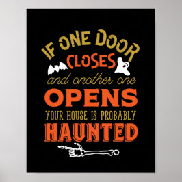 Funny Spuk House Inspiration Halloween Poster