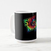 Funny Spy Gaming Ninjas Game Wild mit Clay Style Kaffeetasse (Vorderseite Links)