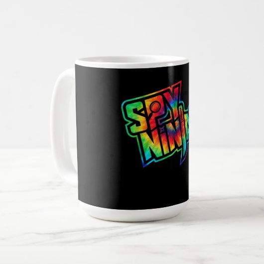 Funny Spy Gaming Ninjas Game Wild mit Clay Style Kaffeetasse (Vorderseite Links)