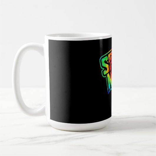Funny Spy Gaming Ninjas Game Wild mit Clay Style Kaffeetasse (Links)
