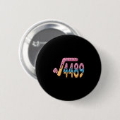 Funny Square Root 4489 Funny 67 Math Ice Cream Mem Button (Vorne & Hinten)