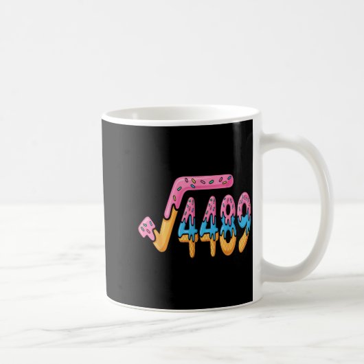 Funny Square Root 4489 Funny 67 Math Ice Cream Mem Kaffeetasse (Rechts)