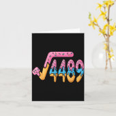 Funny Square Root 4489 Funny 67 Math Ice Cream Mem Karte (Gelbe Blume)