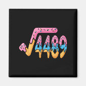 Funny Square Root 4489 Funny 67 Math Ice Cream Mem Magnet (Vorne)