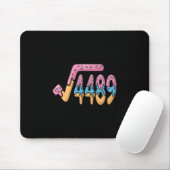 Funny Square Root 4489 Funny 67 Math Ice Cream Mem Mousepad (Mit Mouse)