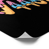 Funny Square Root 4489 Funny 67 Math Ice Cream Mem Poster (Ecke)