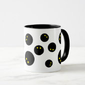 Funny Squash Ball drucken Kaffeegenuss Tasse Gesch (VorderseiteRechts)