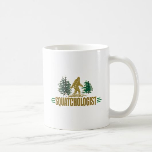 Funny Squatchologin| Sasquatch Kaffeetasse (Rechts)