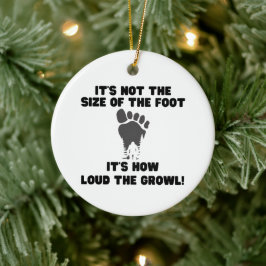 Funny Squatchy Bigfoot Ornament