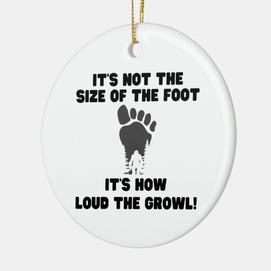 Funny Squatchy Bigfoot Ornament (Links)