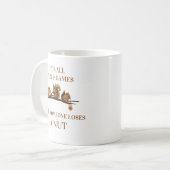 Funny Squirrel All Fun & Games Bis Kaffeetasse (Vorderseite Links)