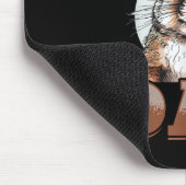 Funny Squirrel Animal Eichhörnchen Vater Mousepad (Ecke)