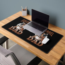 Funny Squirrel Animal Eichhörnchen Vater Schreibtischunterlage