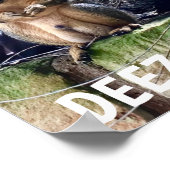 Funny Squirrel Deez Nuts Unangemessener Spaß Poster (Ecke)