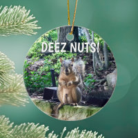 Funny Squirrel Deez Nuts Unangemessenes Spaß Foto