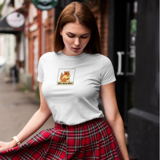 Funny Squirrel Deutsch T-Shirt