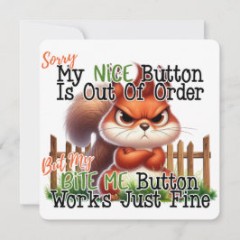 Funny Squirrel Einladung