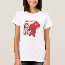 Funny Squirrel Empty Bird Feeder T-Shirt