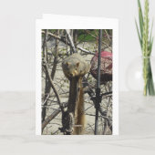 Funny Squirrel Friendship Karte (Rückseite)
