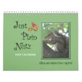 Funny Squirrel Gerade Schlicht Nutz Calendar Kalender (Titelbild)