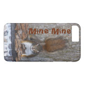 Funny Squirrel iPhone Case (Rückseite (Horizontal))