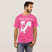 Funny Squirrel Jagd Rifle Hunter Tree Bacon Foo T-Shirt (Vorne ganz)