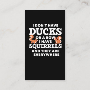 Funny Squirrel Joke Unglaublich witzig Rodent Spa Visitenkarte