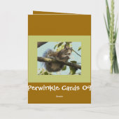 Funny Squirrel Karte (Rückseite)