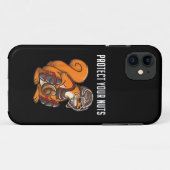 Funny Squirrel Lover Baseball Catcher Geschenk Boy Case-Mate iPhone Hülle (Rückseite (Horizontal))