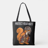 Funny Squirrel Lover Baseball Catcher Geschenk Boy Tasche (Rückseite)
