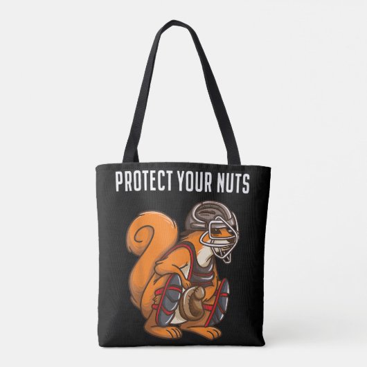 Funny Squirrel Lover Baseball Catcher Geschenk Boy Tasche (Rückseite)
