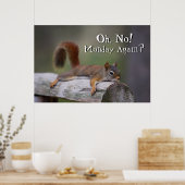 Funny Squirrel Poster (Küche)