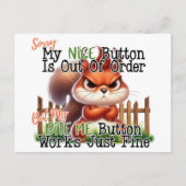 Funny Squirrel Postkarte (Vorderseite)