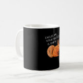 Funny Squirrel Sprichwort Kaffeetasse (Vorderseite Links)