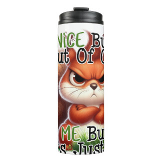 Funny Squirrel Tumbler Thermosbecher